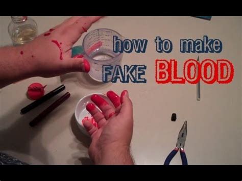 how to get fake blood of clothing|how to make fake blood without corn syrup.